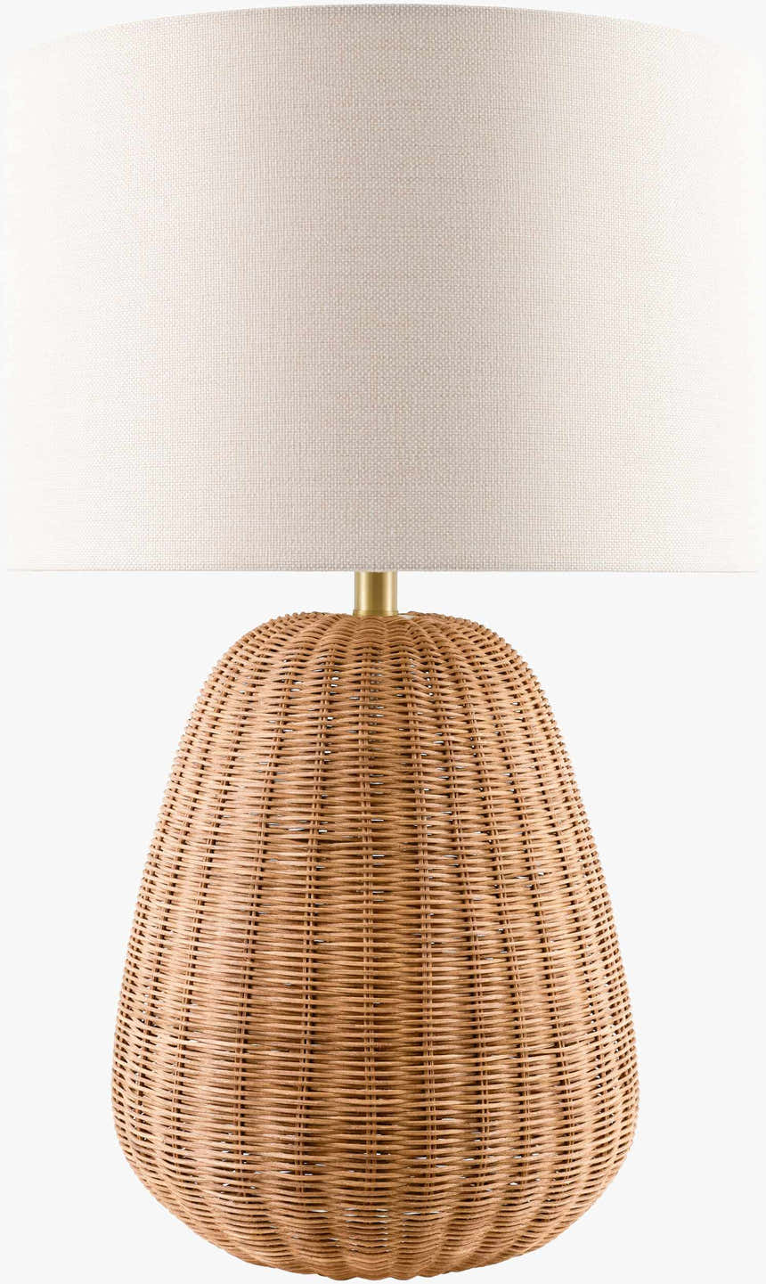 Ortucchio Brown & White Table Lamp