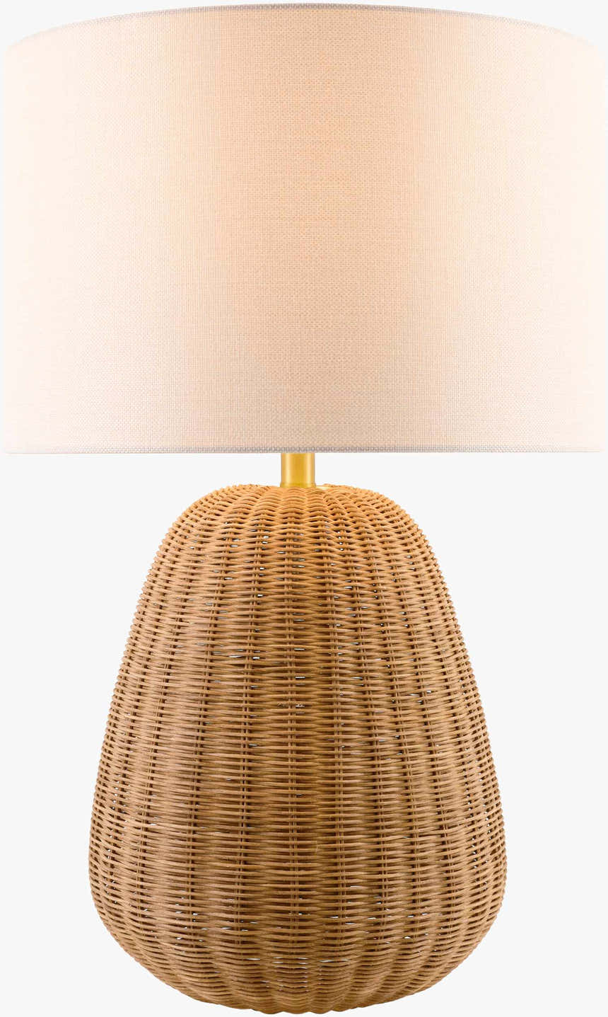 Ortucchio Brown & White Table Lamp
