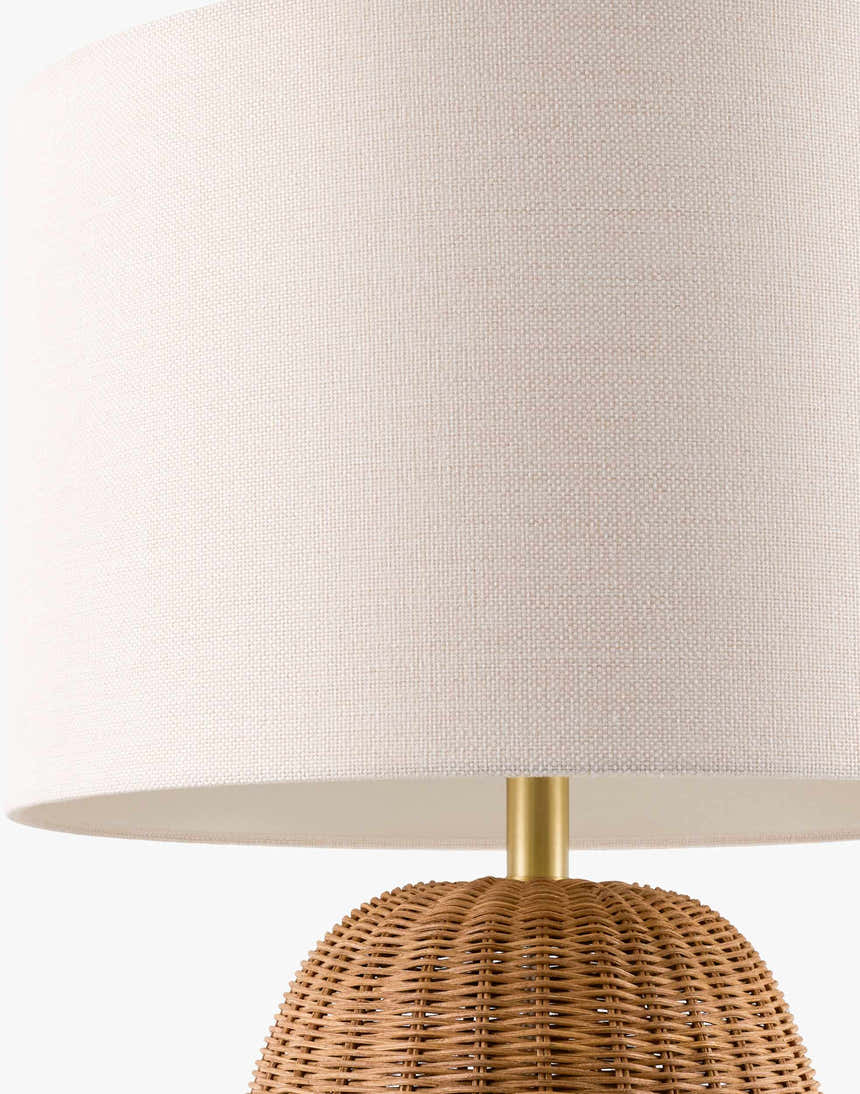 Ortucchio Brown & White Table Lamp