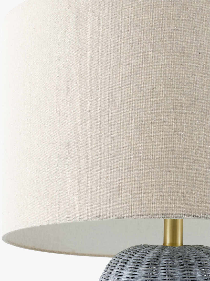 Ortucchio Gray & Peach Table Lamp
