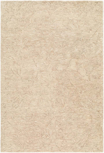 Close-up of the Nipo Beige Abstract Hand Tufted Wool Area Rug, showing texture and subtle abstract design. Design-Rectangle-576