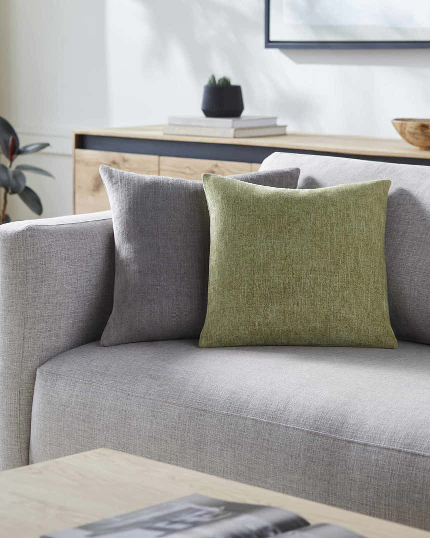 Zihna Olive Throw Pillow - Clearance