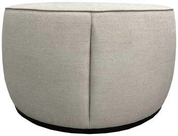 Kishanpur Beige Ottoman - Clearance