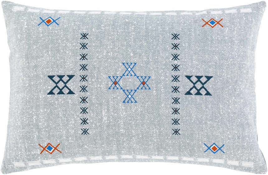 Anaktuvuk Blue Tribal Accent Pillow - Clearance