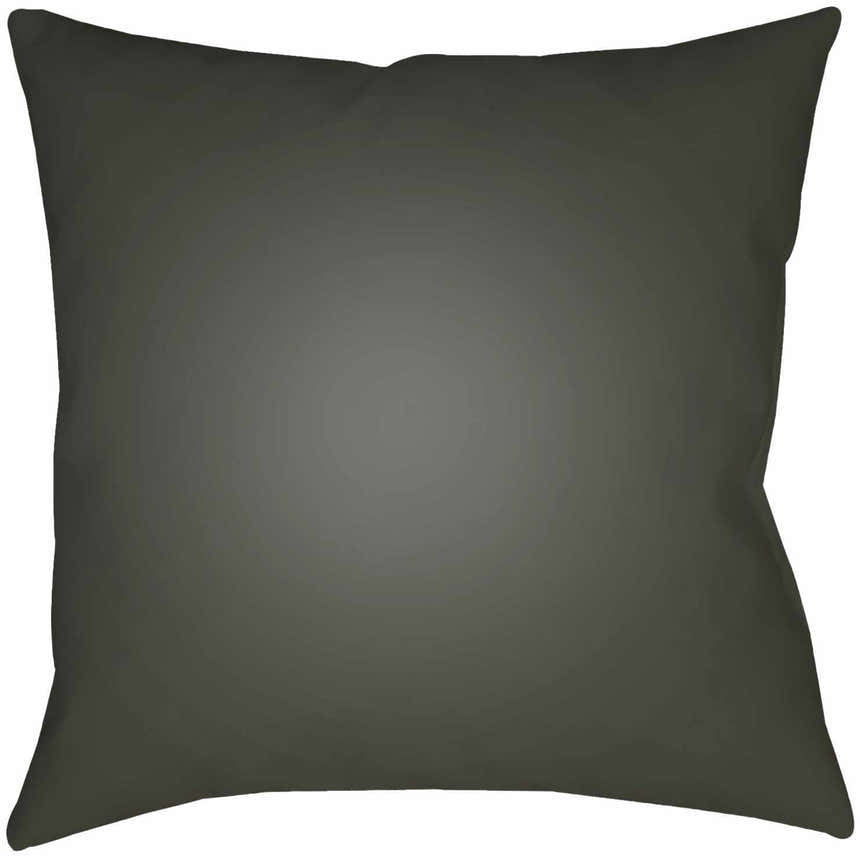 Halloween Eek Print Gray Outdoor Pillow
