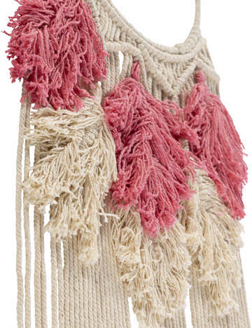 Botshabelo Boho Tassel Wall Hanging Decor - Clearance