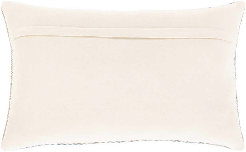 Boyanup Cream Geometric Embroidery Lumbar Pillow - Clearance