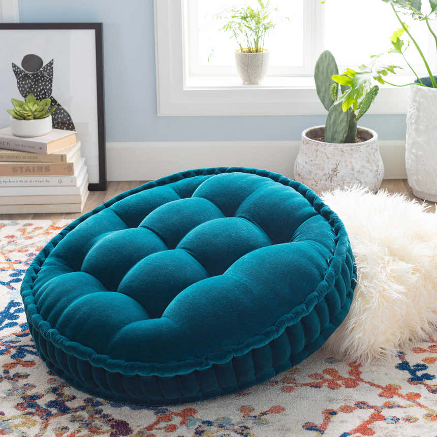 Bauble Teal Floor Pillow - Clearance