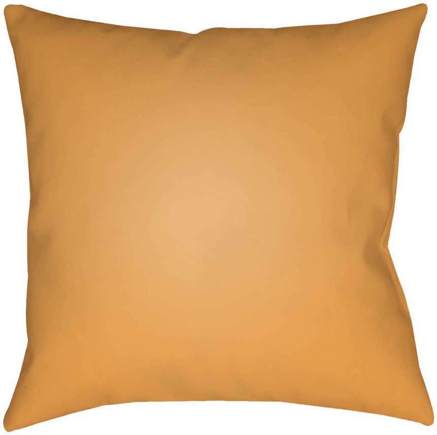 Halloween Eek Print Mustard Outdoor Pillow