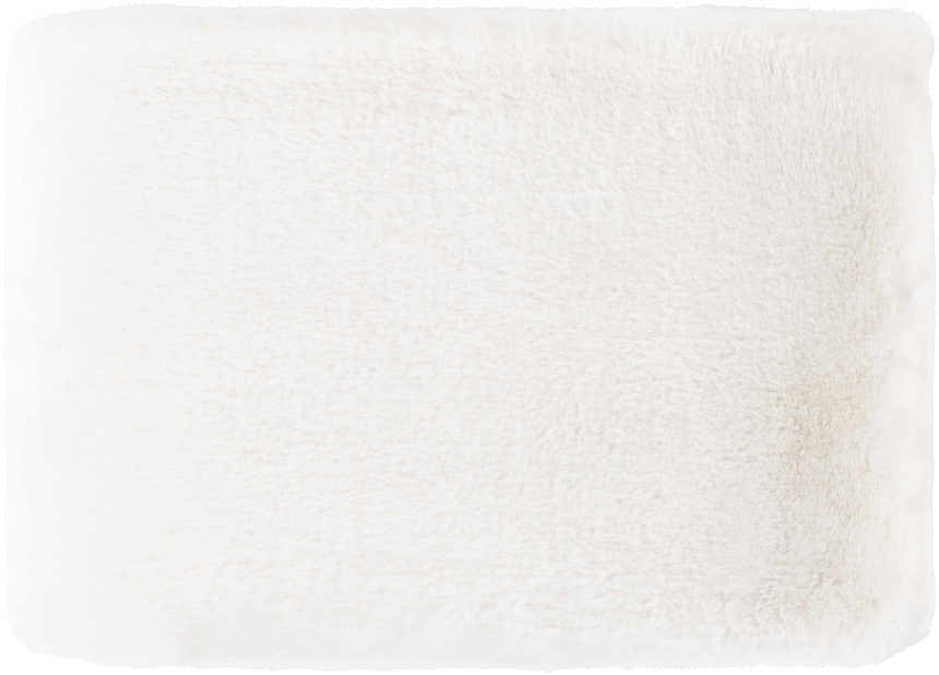 White Faux Fur Throw Blanket - Clearance