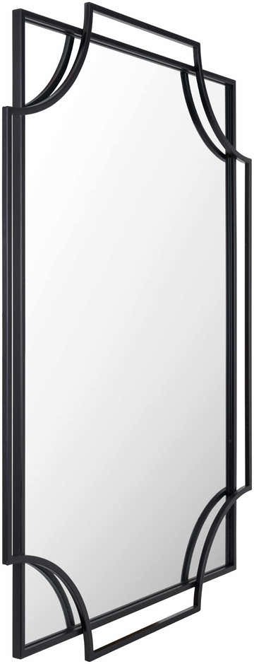 Golasecca Black Frame Mirror - Clearance