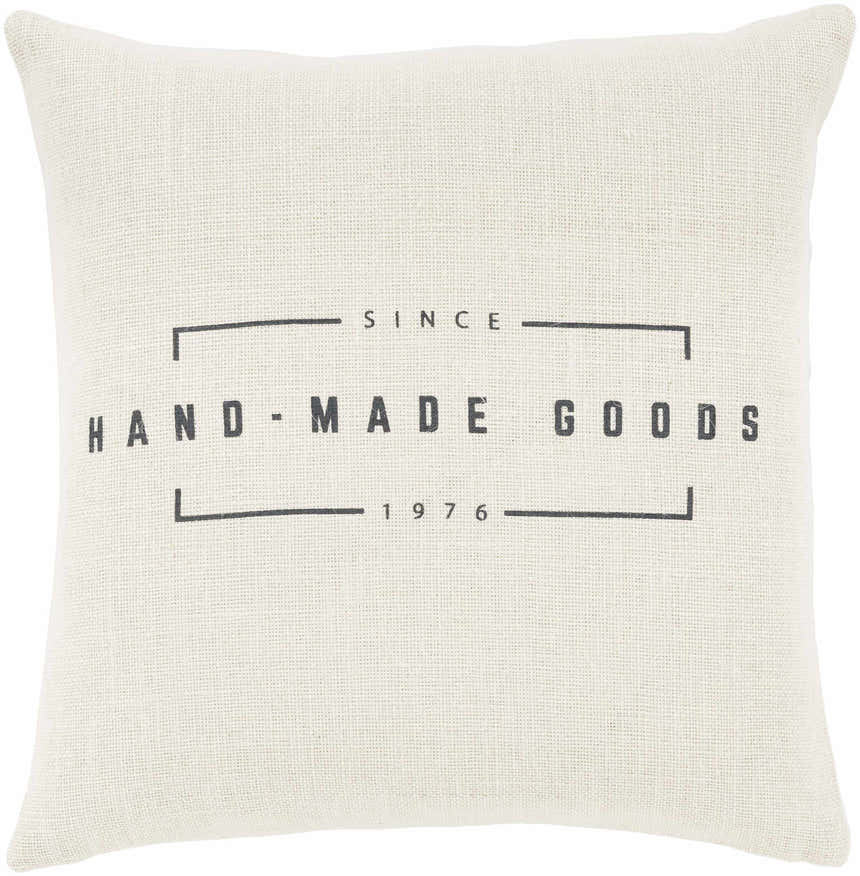 Greenbush Neutral Hand Made Goods Accent Pillow - Clearance