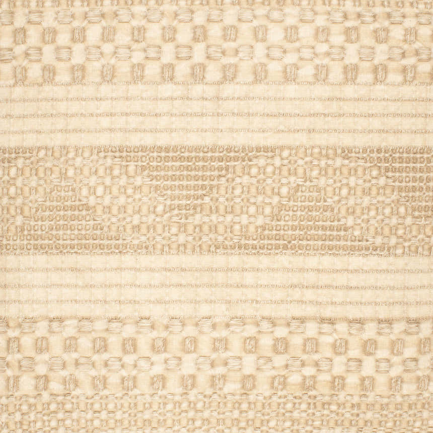 Jira Beige Square Throw Pillow