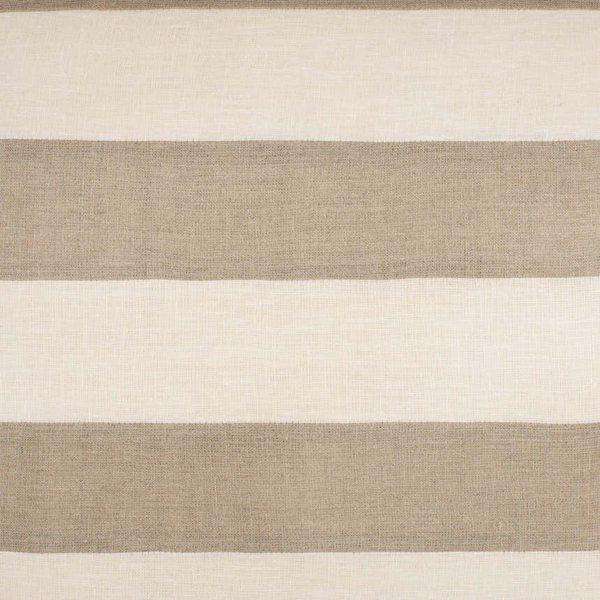 Kuri Beige Striped Lumbar Pillow - Clearance