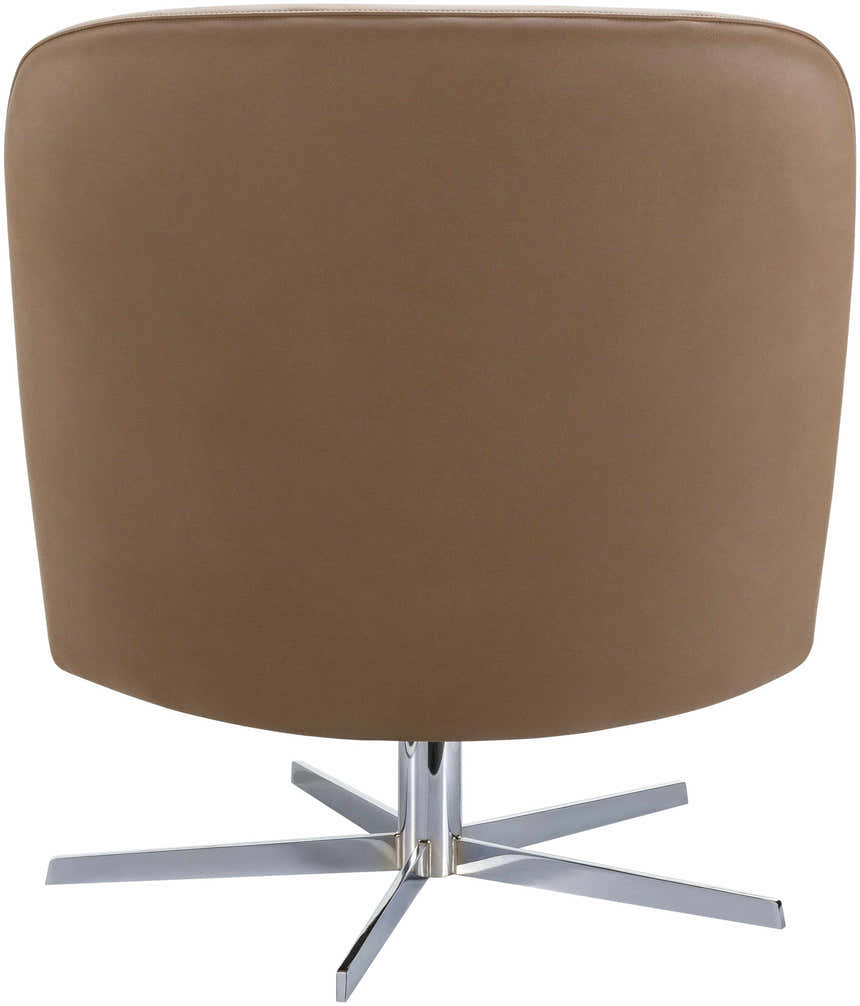 Kushinagar Light Brown Swivel Chair - Clearance