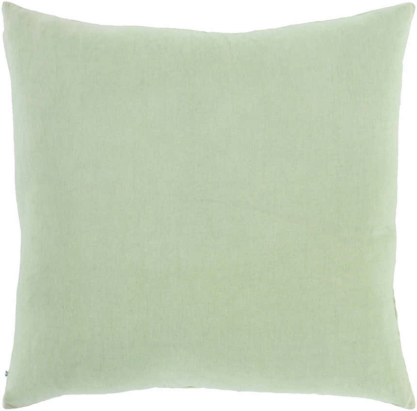 Montour Light Green Geometric Pattern Throw Pillow - Clearance