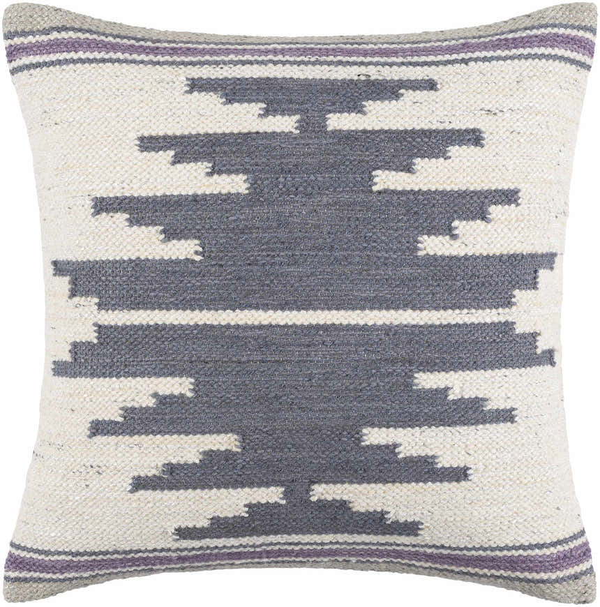 Montevista Cream Tribal Pattern Throw Pillow - Clearance