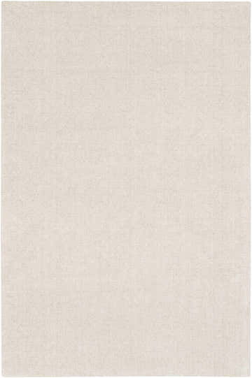 Close-up of the Mariba Ivory Wool Area Rug showing subtle striped texture and soft, neutral color. Design-Rectangle-576