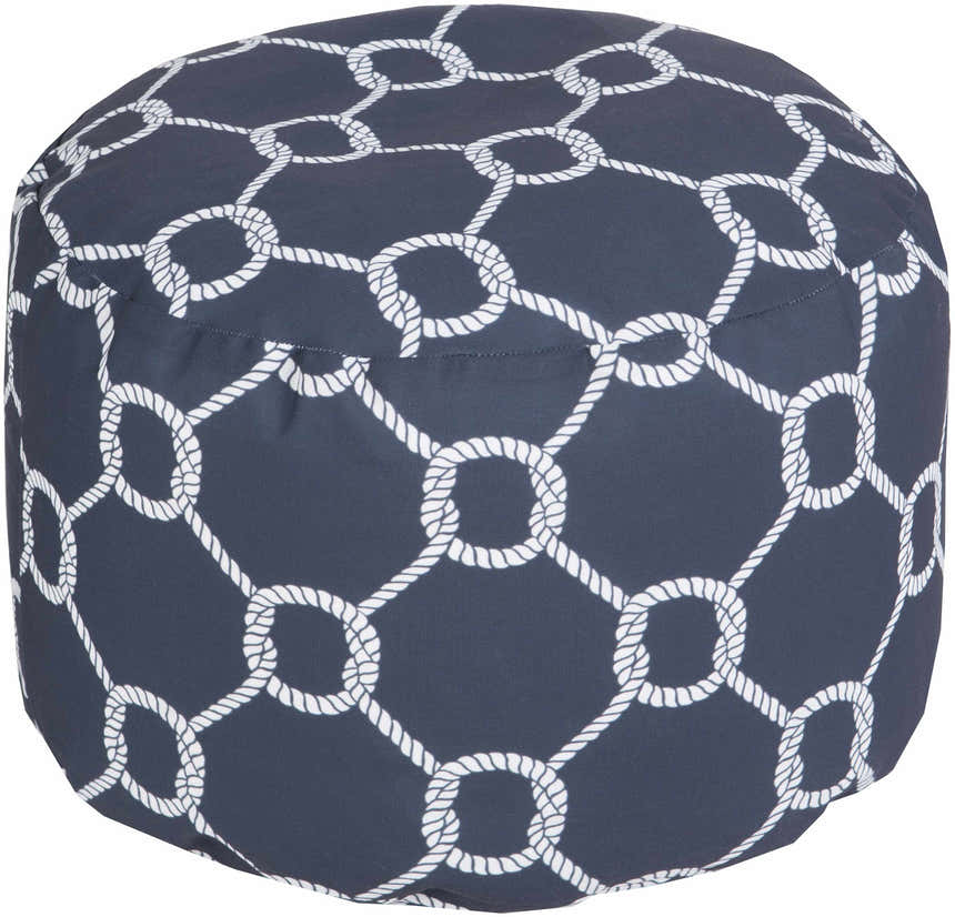 Szeghalom Teal Outdoor Pouf