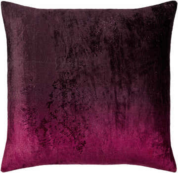 Sachi Dark Plum Throw Pillow - Clearance