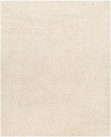 Close-up of the Sera Cream Hand Knotted Wool Area Rug, showing its textured weave and neutral beige tones. Design-Rectangle-810