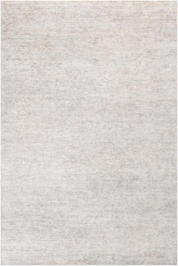 Close-up of the light slate Snover Carpet Area Rug. Hand-woven cotton and viscose texture. Contemporary style. Design-Rectangle-69
