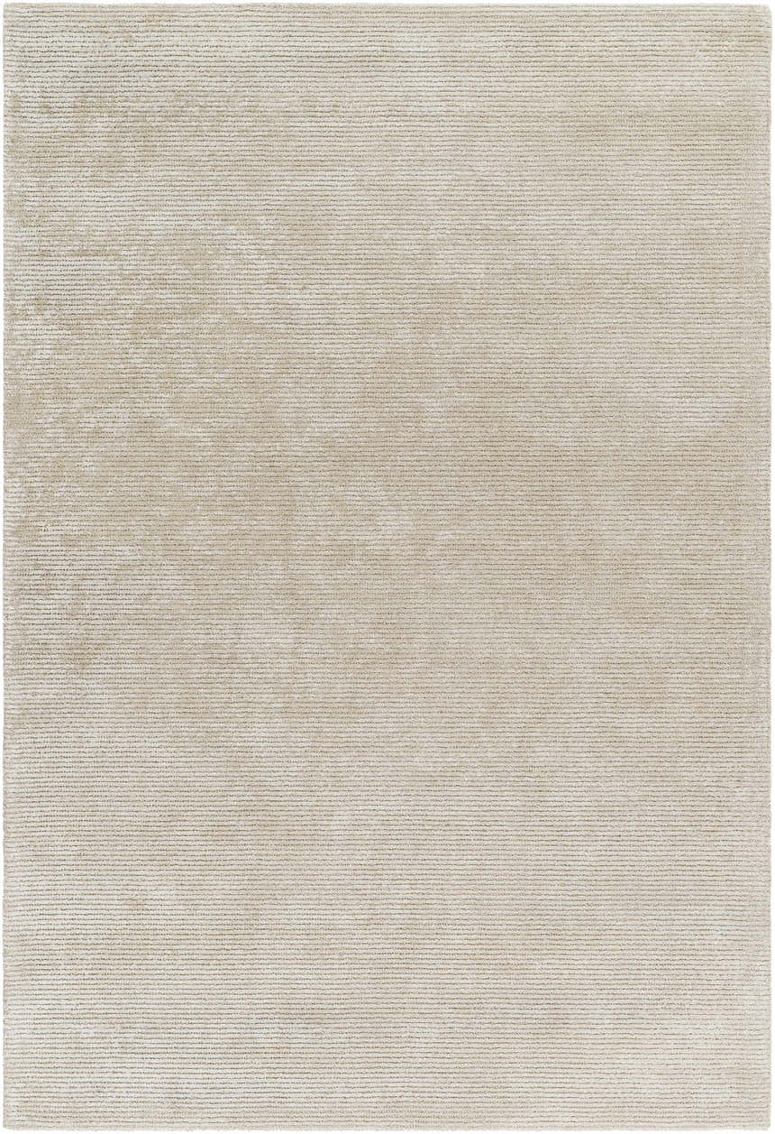 Close-up of the hand-tufted Pirro Premium Wool Blend Rug in ash. Contemporary style with subtle texture. Design-Rectangle-576