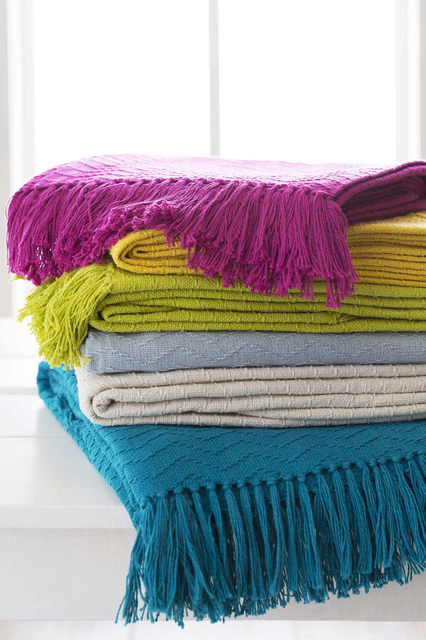 Chiconcuac Aqua Throw Blanket - Clearance