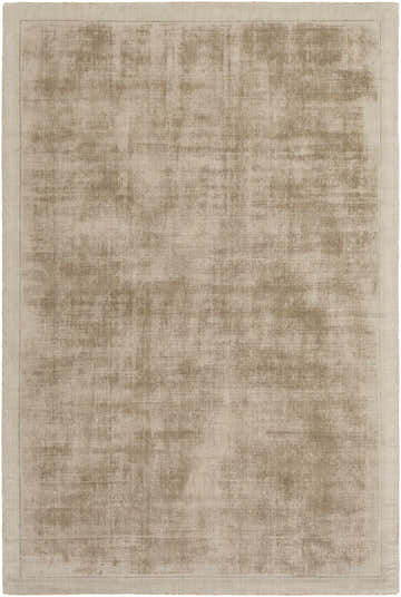 Close-up of the hand-loomed Westbend Area Rug in taupe, featuring a subtle striped pattern and soft viscose texture. Design-Rectangle-576