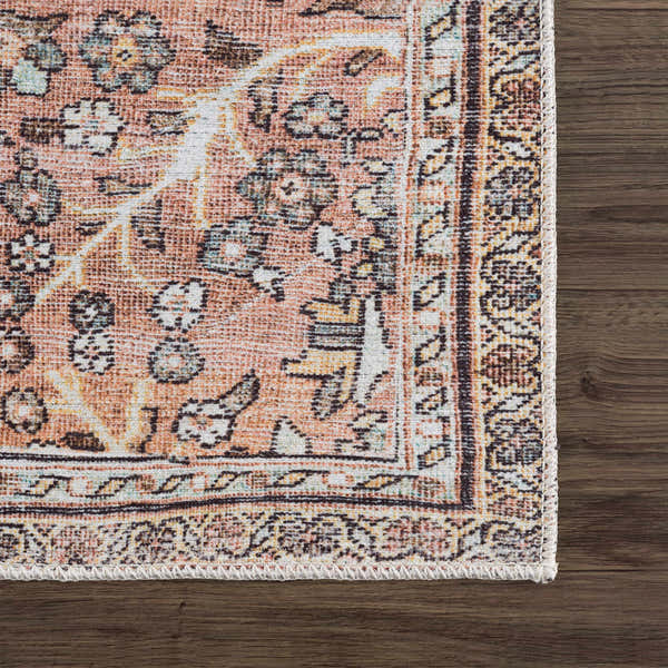 Sample Flat Pile Urpi Red Washable Rug - Clearance