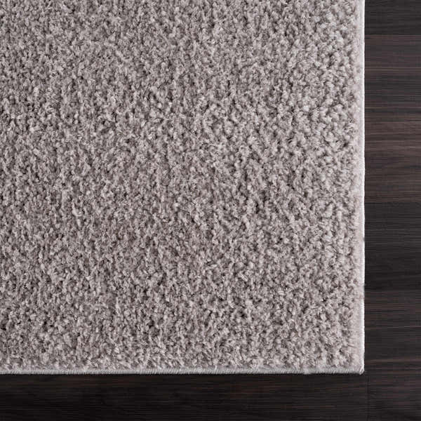 Sample Judy Solid Gray Washable Shag Rug - Clearance
