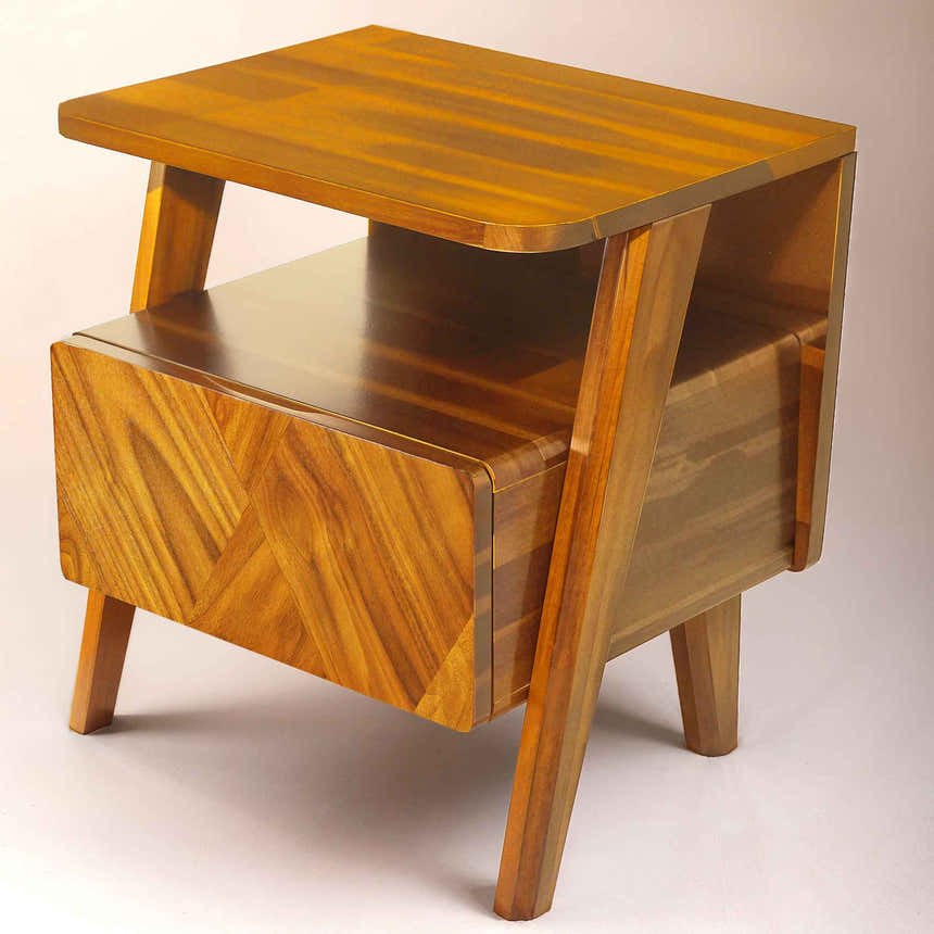Rorns Rum Nightstand with drawer
