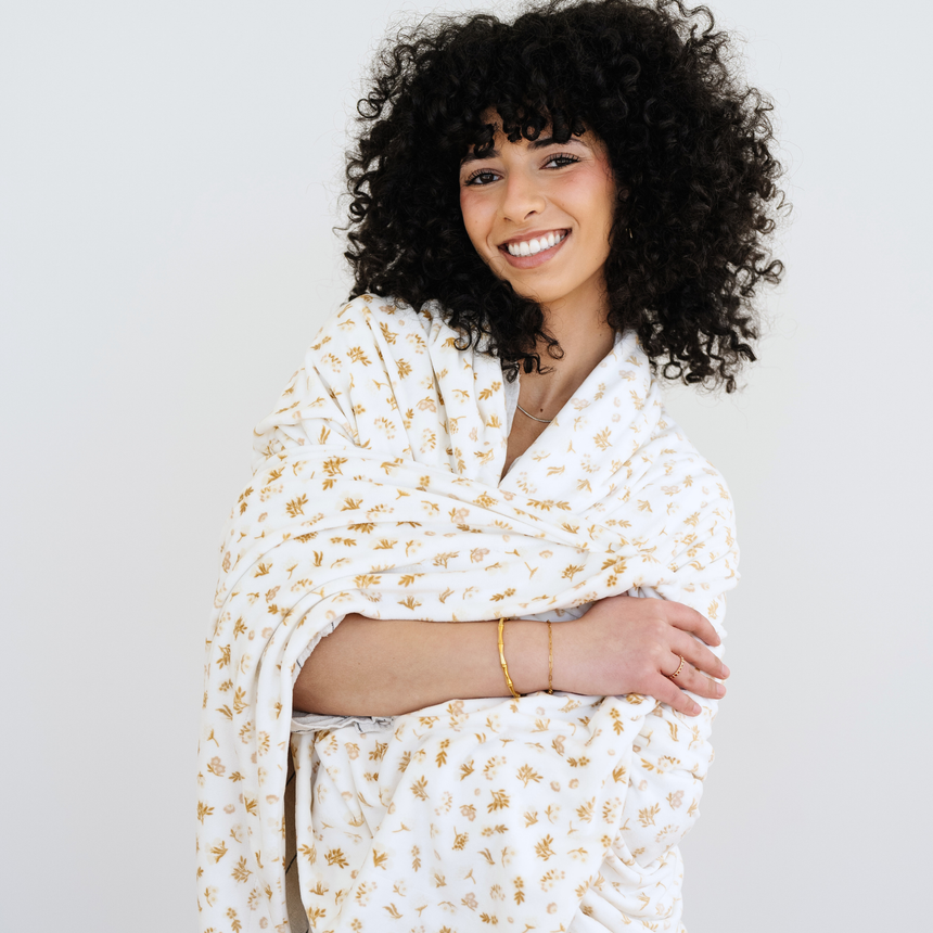 MINKY STRETCH THROW BLANKETS