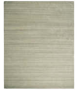 Custom Made Hand Tufted Solid Shaded Brown, Beige and Gray Area Rug