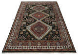 Hand Knotted Rust, Ivory and Black Traditional Antique Multi Size Wool Area Rug