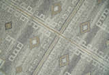 Natural Wool Hand Knotted Ivory and Gray Traditional Multi size wool Area Rug, Kids, Living Room and Bedroom Rug