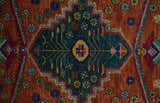 Hand Knotted Green, Rust, Yellow, Pink and Blue Traditional Floral Multi Size Wool Area Rug