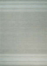 5x8 and 8x10 Hand Made Woolen Modern Stripes Ivory and Grey Area Rug | NAU003
