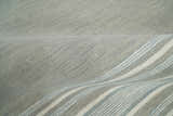 5x8 and 8x10 Hand Made Woolen Modern Stripes Ivory and Grey Area Rug | NAU003