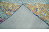 Kids, Nursery and Living Room Rug Hand Tufted Blue and Pink Wool Textured Loop Multi Size Area Rug