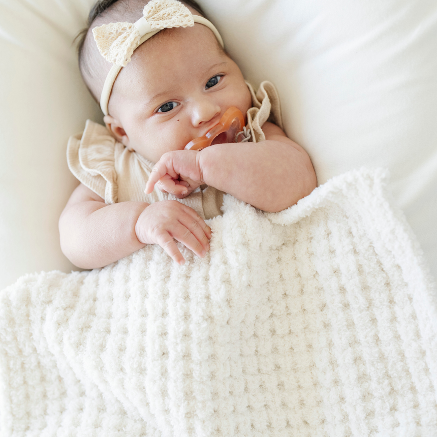 WAFFLE KNIT MINI BLANKETS