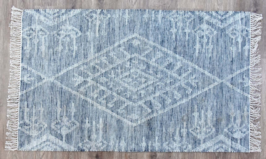 Timbergirl Kilim Kite Grey Wool Handmade Rug