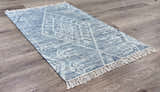 Timbergirl Kilim Kite Grey Wool Handmade Rug