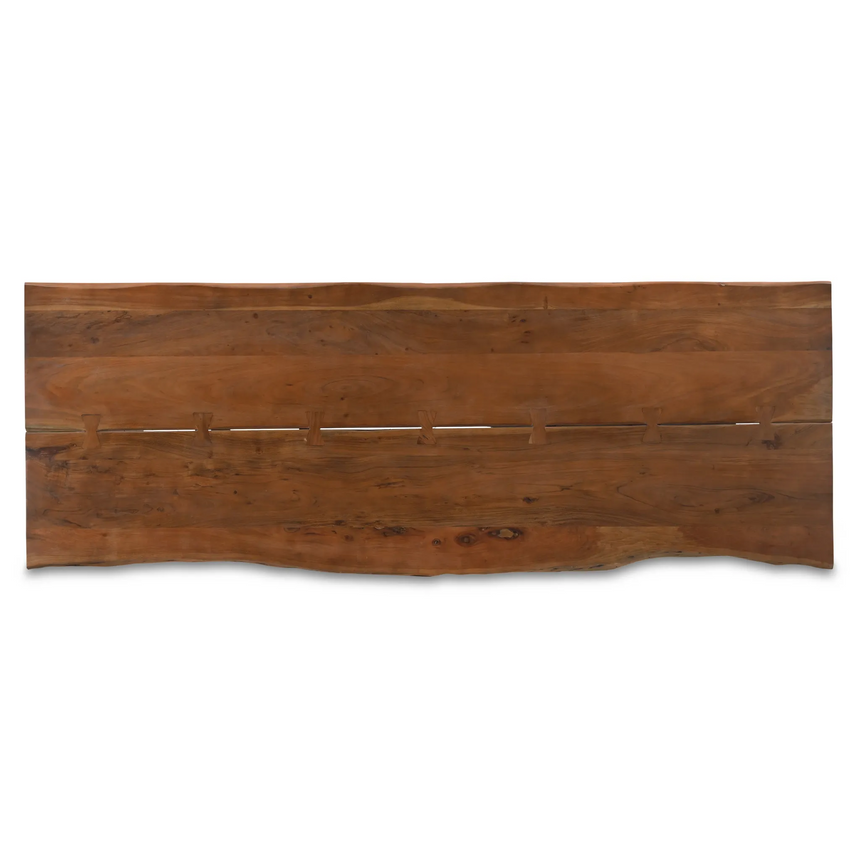 Athea Butterfly Dark live Edge Dining Table - 120