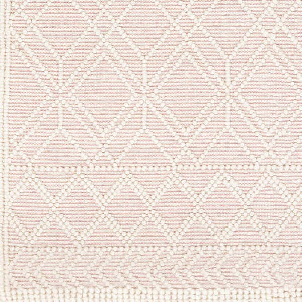 Sample Ramsbury Soft Pink Wool Rug - Clearance