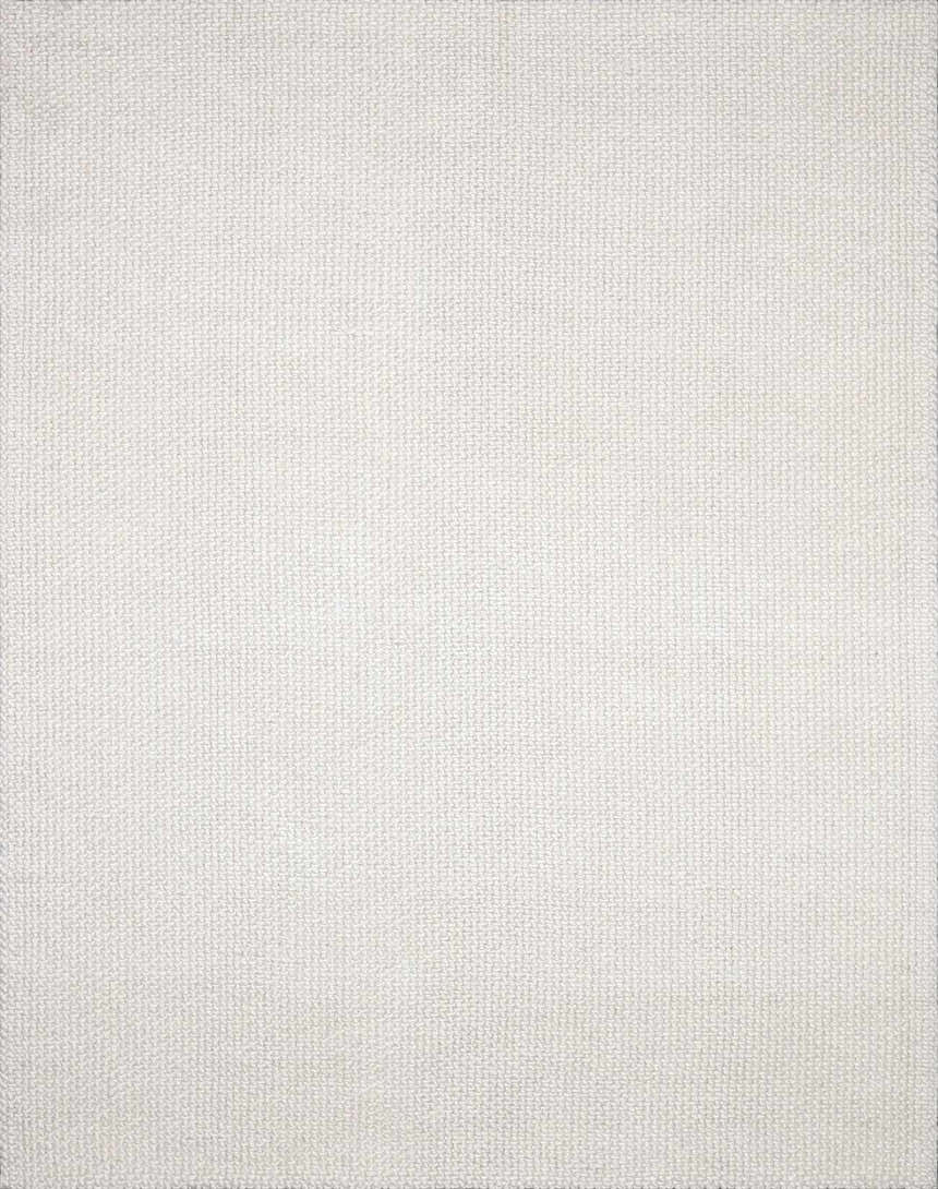 Close-up of the hand woven Lucerne Plain Cream Wool Rug, showcasing its texture and neutral color. Design-Rectangle