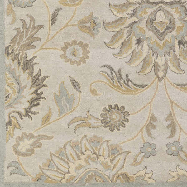 Sample Conesus 1192 Hand Tufted Ivory&Taupe Wool Rug