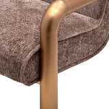 Brezolles Metallic - Brass Accent Chair - Clearance