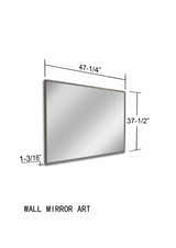 Belleview Silver Gray Iron Mirror