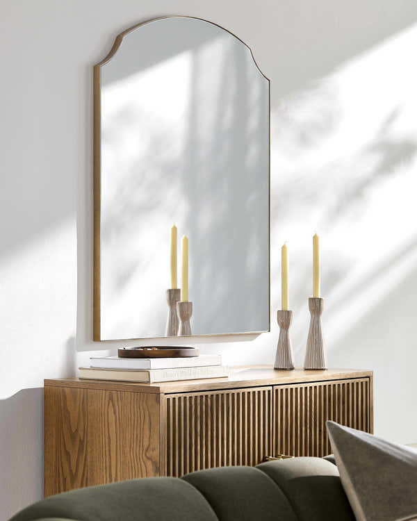 Galey Gold Alix x Livabliss Landon Accent Mirror